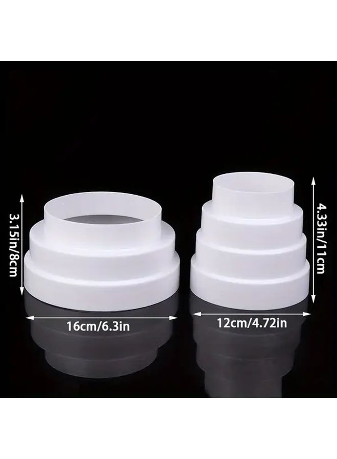 Duct Multi Reducer Extractor Fan Pipe Connector Type B For Ventilation Exhaust Duct Tube Size 80 100 110 120 150 160mm - Image 2