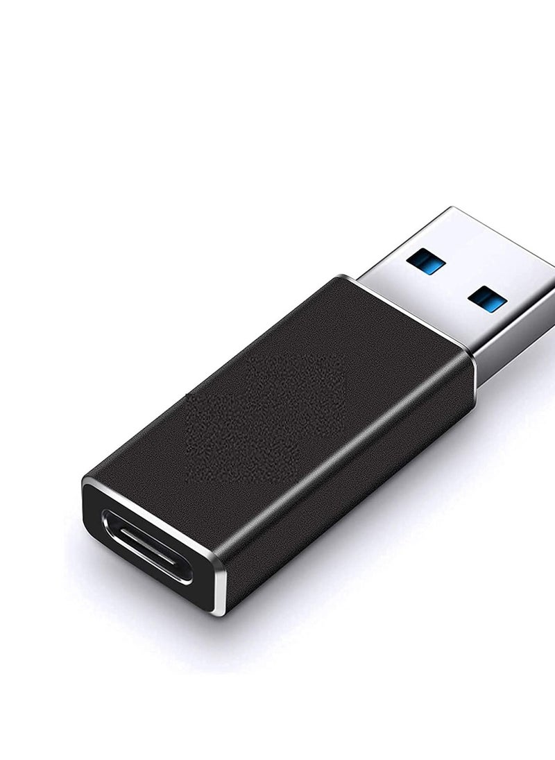 DKURVE - DKURVE High Speed USB Type C Female to USB Male Adapter -10Gbps Support Double Sided Charging & Data Transfer, USB A USB 3.0 to USB C 3.1 Converter Works with Laptops, Chargers 3-PACK - Image 1