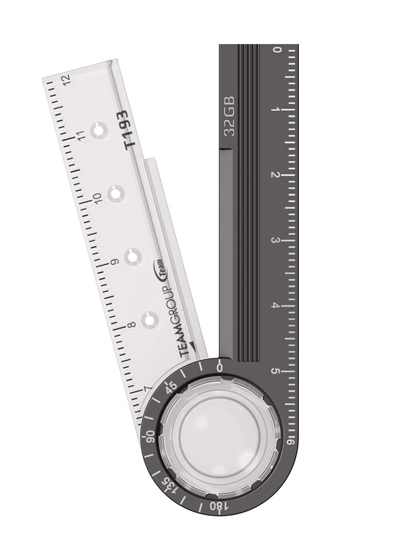 TeamGroup فلاشة T193 USB3.2 سعة 32 جيجابايت باللون الرمادي  - Image 1