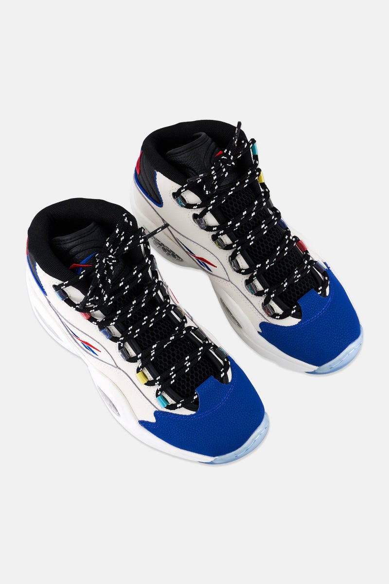 Reebok Men Question Mid Lace Up Basketball Shoes, Multicolor - Image 4