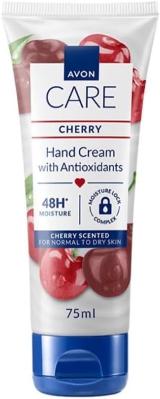 Cherry Hand Cream with Antioxidants 75ml 48H Moisture For Normal to Dry Skin