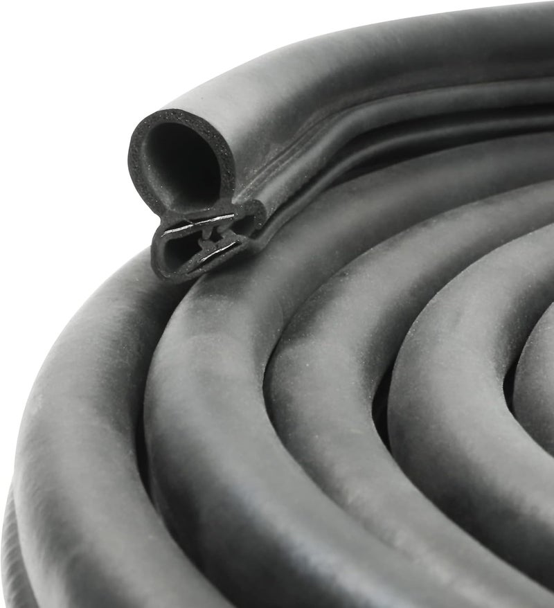 Reswish Universal Automotive Door Seal Strip - 20Ft - Image 1