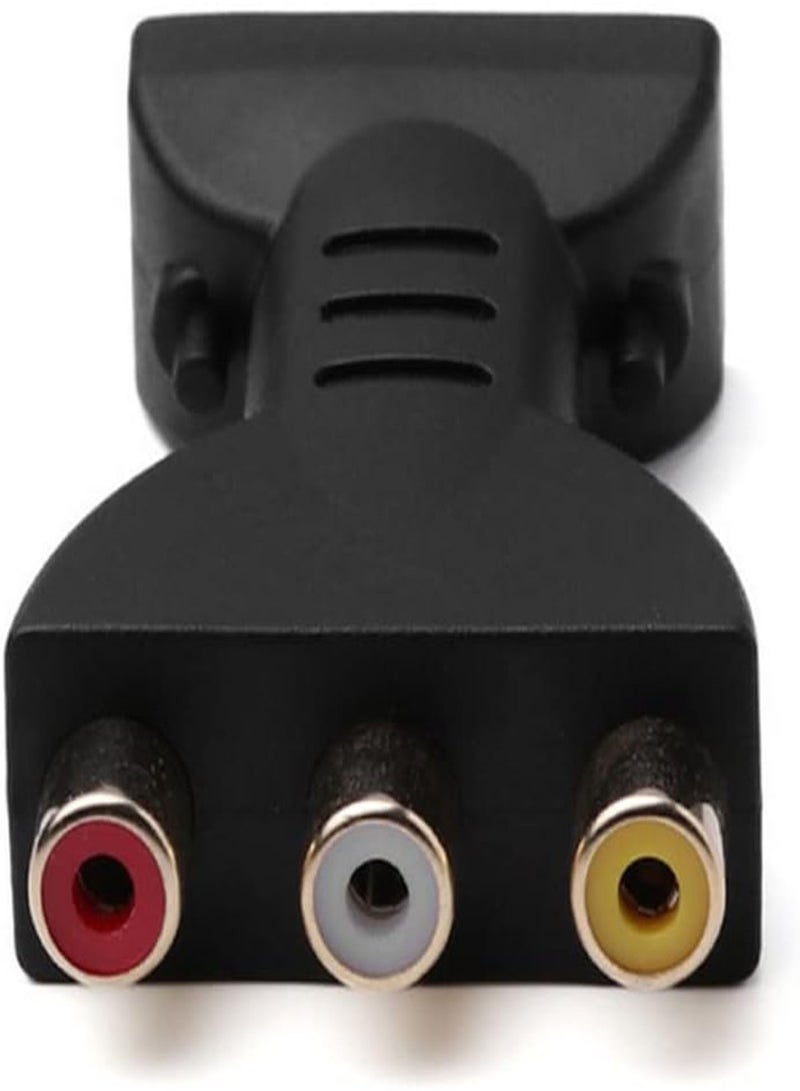 جي جوت محول HDMI إلى 3 RCA محمول HDMI إلى AV أحمر أبيض أصفر محول HDMI إلى AV محول HD HDMI إلى AV محول فيديو صوت محول، محول HDMI إلى 3 RCA، موصل HDMI إلى AV، أحمر أبيض أصفر - Image 2
