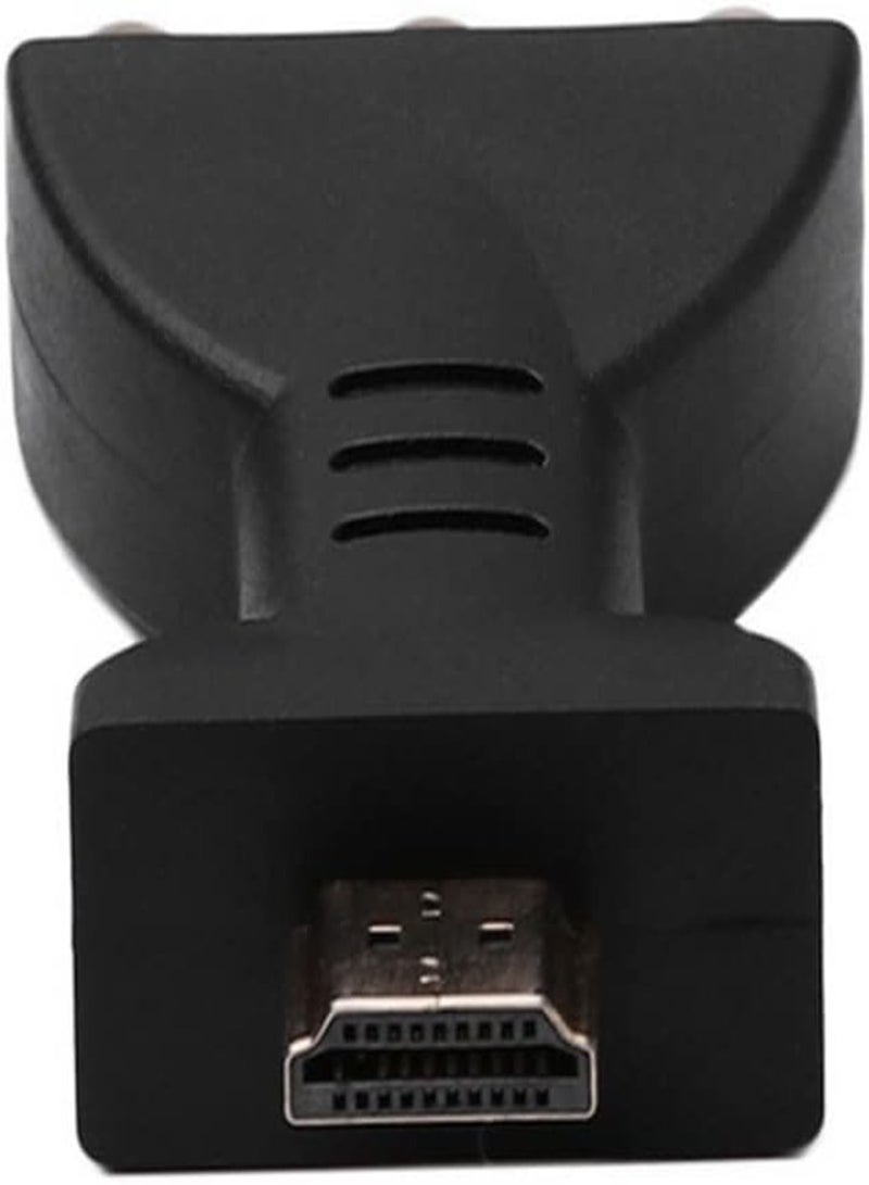 جي جوت محول HDMI إلى 3 RCA محمول HDMI إلى AV أحمر أبيض أصفر محول HDMI إلى AV محول HD HDMI إلى AV محول فيديو صوت محول، محول HDMI إلى 3 RCA، موصل HDMI إلى AV، أحمر أبيض أصفر - Image 5