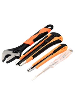 LAWAZIM 2 Piece Cutter, Electric Tester, Wrench Set - Includes Adjustable Wrench, Insulated Tester, Sharp Blades - Ideal for Household Tool Set, Multipurpose Kit, and Electrical Maintenance Projects  - Image 1