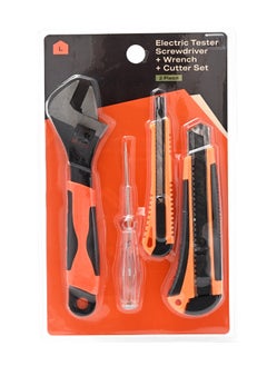 LAWAZIM 2 Piece Cutter, Electric Tester, Wrench Set - Includes Adjustable Wrench, Insulated Tester, Sharp Blades - Ideal for Household Tool Set, Multipurpose Kit, and Electrical Maintenance Projects  - Image 5