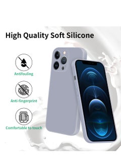 INFOSUN INFOSUN Compatible with apple iPhone 12 Pro Full Coverage for Protective Case, Ultra Slim Soft Silicone Gel TPU Cover, Matte Surface Ultra-Thin Case, for iPhone 12 Pro (Gray)  - Image 3