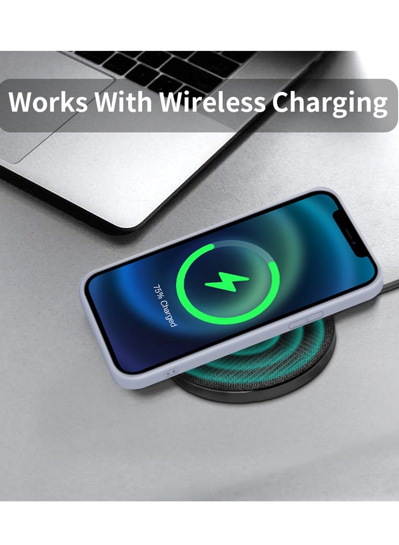 INFOSUN Compatible with apple iPhone 12 Pro Full Coverage for Protective Case, Ultra Slim Soft Silicone Gel TPU Cover, Matte Surface Ultra-Thin Case, for iPhone 12 Pro (Gray) - Image 5