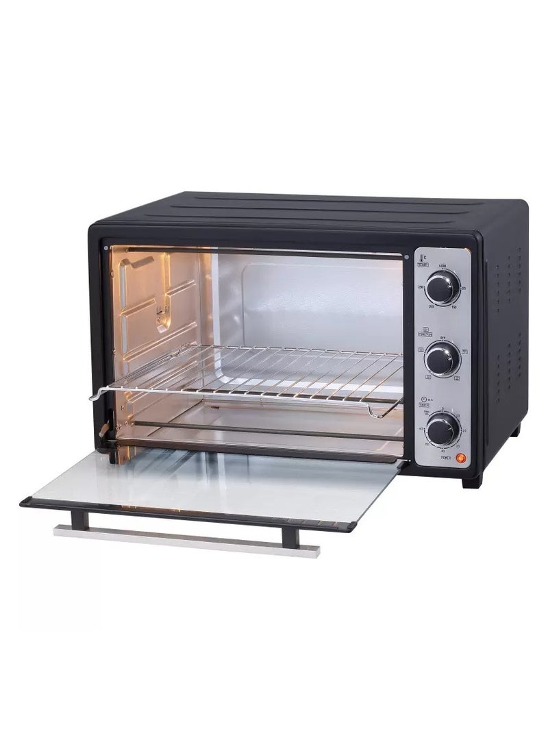 Generic I-DO Electric Oven, 45L, 1800W, Black & Silver  - Image 1