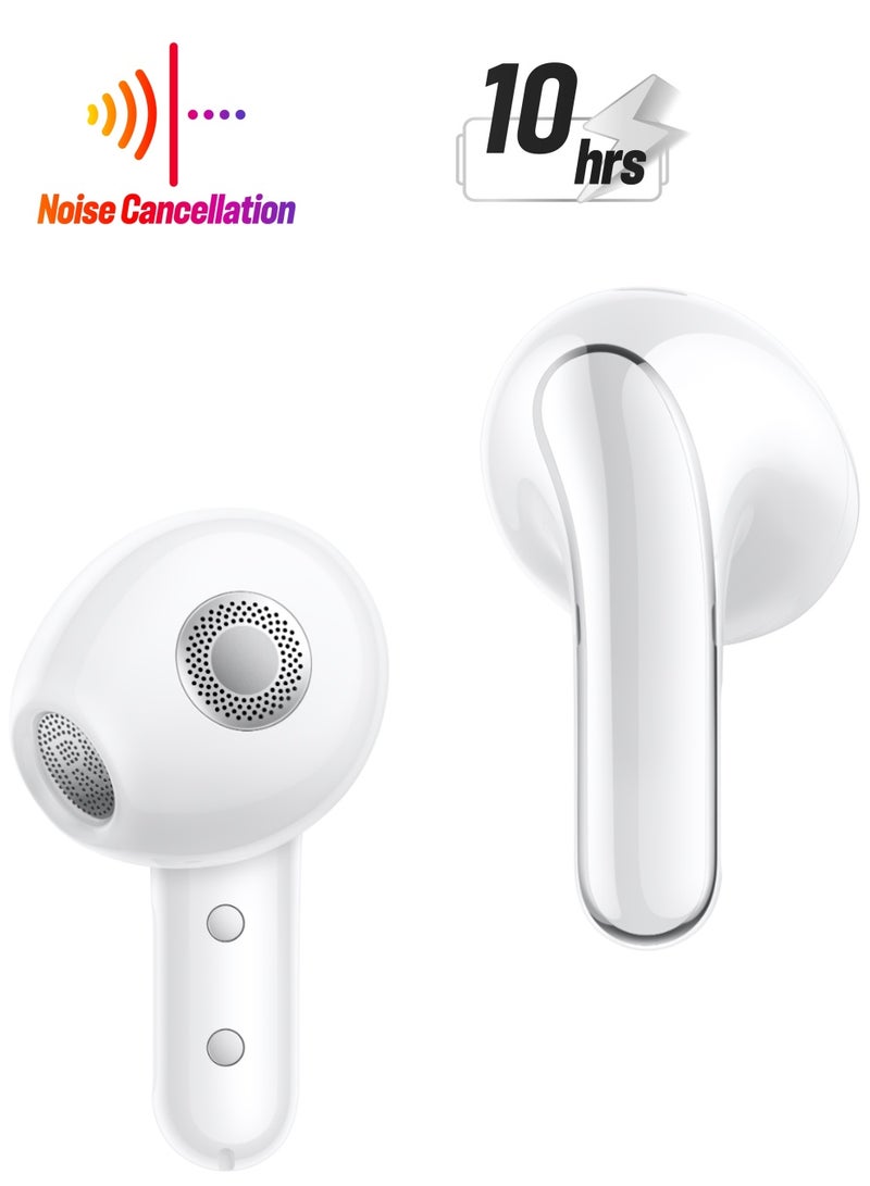 Xiaomi Buds 5|Up To 46Db Active Noise Reduction|12.4Mm Titanium Plated Diaphragm|Convenient Connection|Bluetooth|10H/40H Ultra Long Battery Life Ceramic White - Image 1