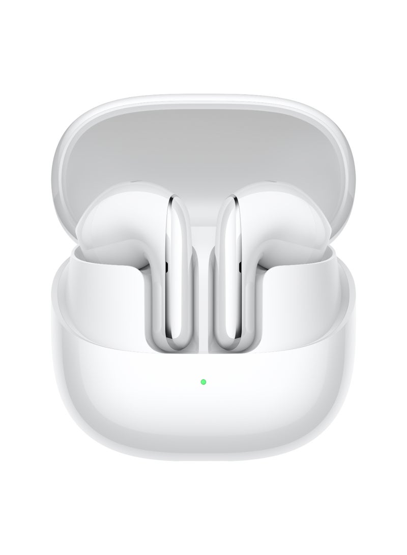 Xiaomi Buds 5|Up To 46Db Active Noise Reduction|12.4Mm Titanium Plated Diaphragm|Convenient Connection|Bluetooth|10H/40H Ultra Long Battery Life Ceramic White - Image 4