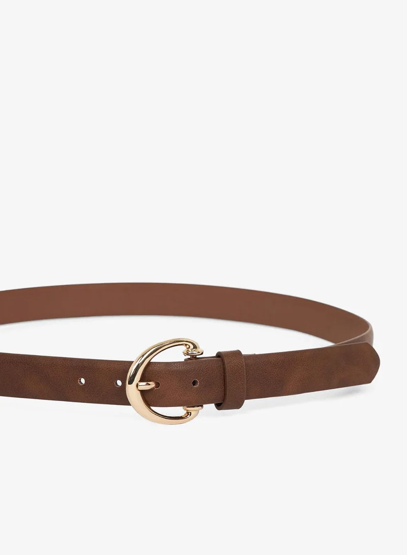 Defacto Woman Rectangle Clasp Faux Leather