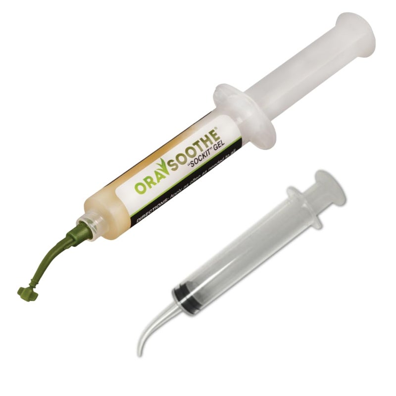Orasoothe SOCKIT Gel 10g Tube with 1 Extra Spark Dental Co Applicator Tube - Image 1