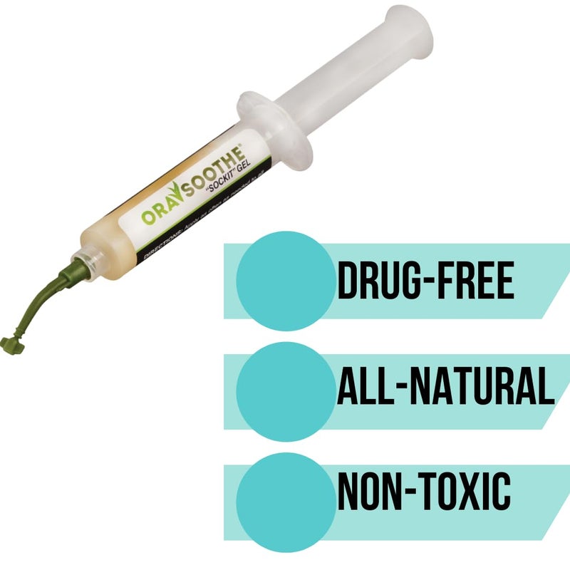 Orasoothe SOCKIT Gel 10g Tube with 1 Extra Spark Dental Co Applicator Tube - Image 2