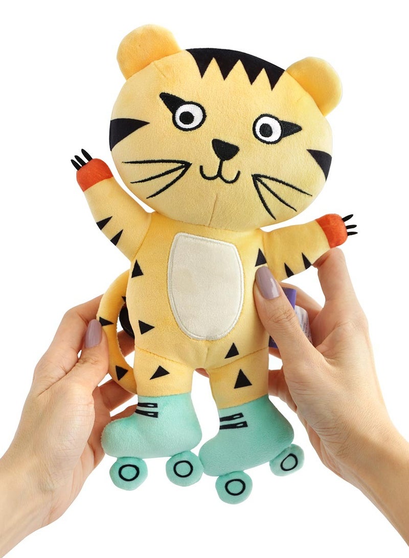 Milk & Moo Skater Cheetah Plush Toy, Cute Super Soft Toys, 29cm, Perfect for Playing and Snuggling, Safe for Children, 100% Polyester - Image 5