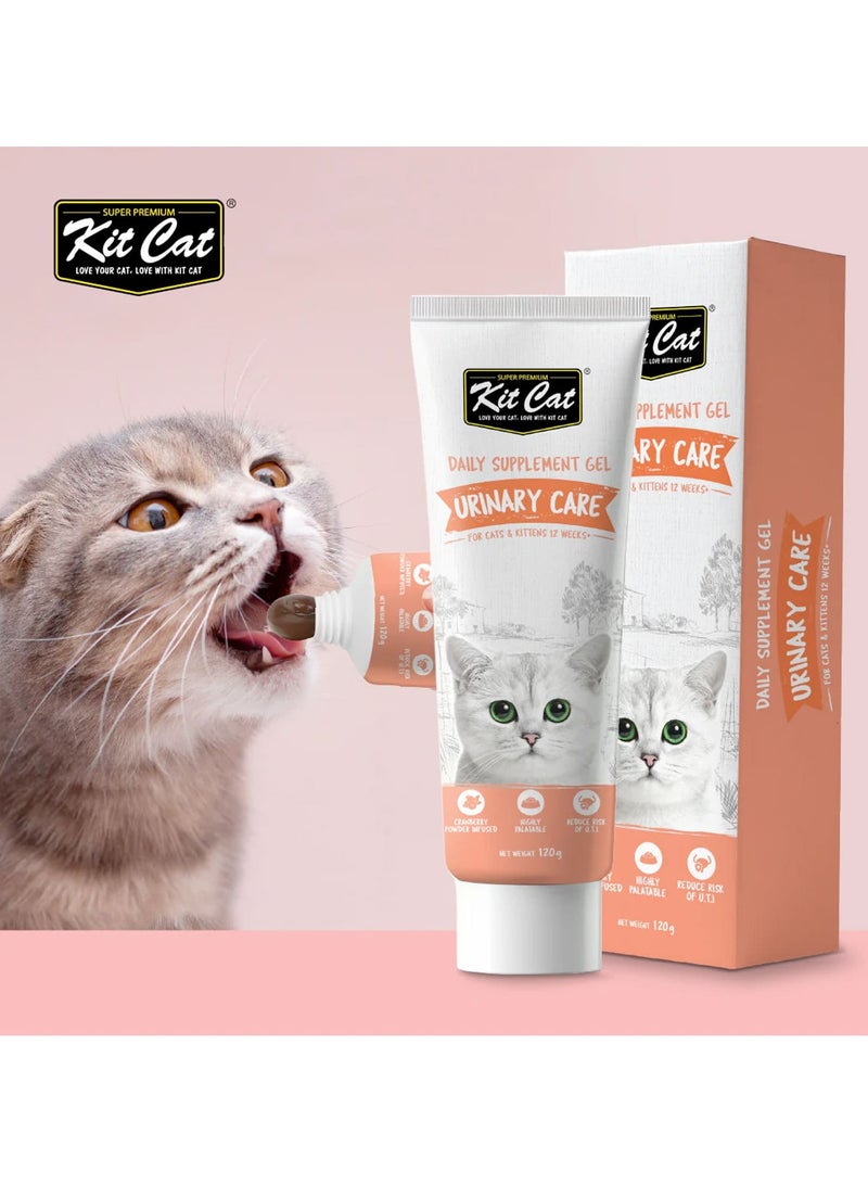 كيت كات مكمل غذائي يومي للقطط والقطط الصغيرة – العناية بالبول (120 جرام) - Image 2