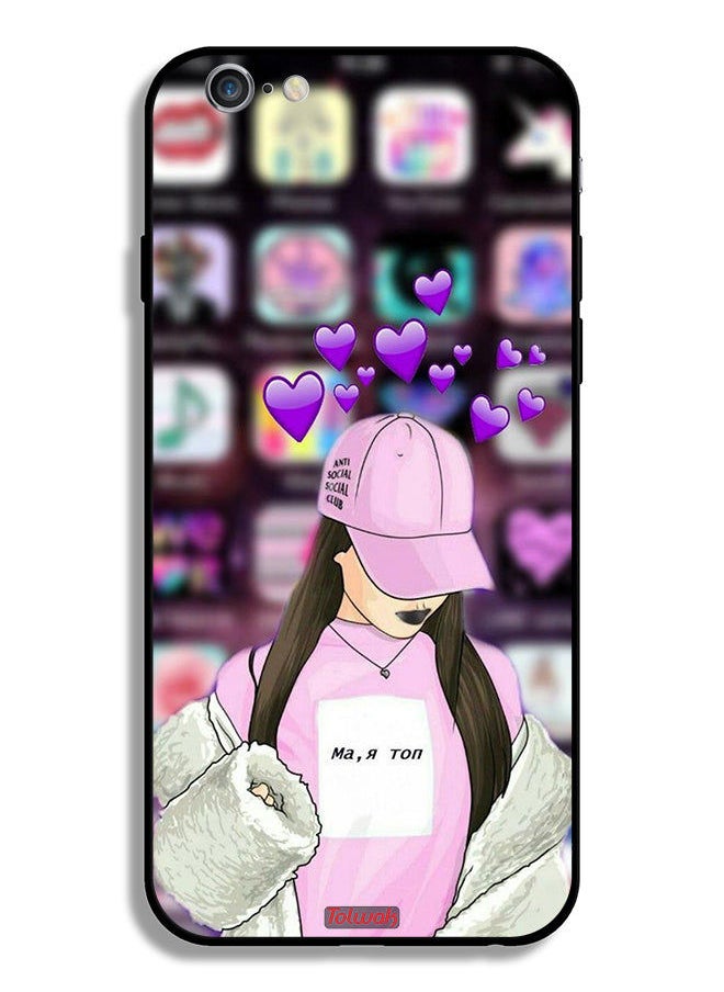 Tolwak - Apple iPhone 6/6s Plus Protective Case Anti Social Club - Image 1