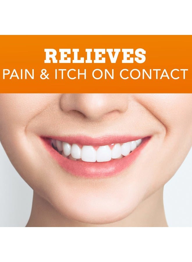 Orajel Touch Free Cold Sore Treatment .12oz, Liquid Formula, Provides Immediate & Targeted Pain Relief, Bonus Size, 6 Applicators.  - Image 4