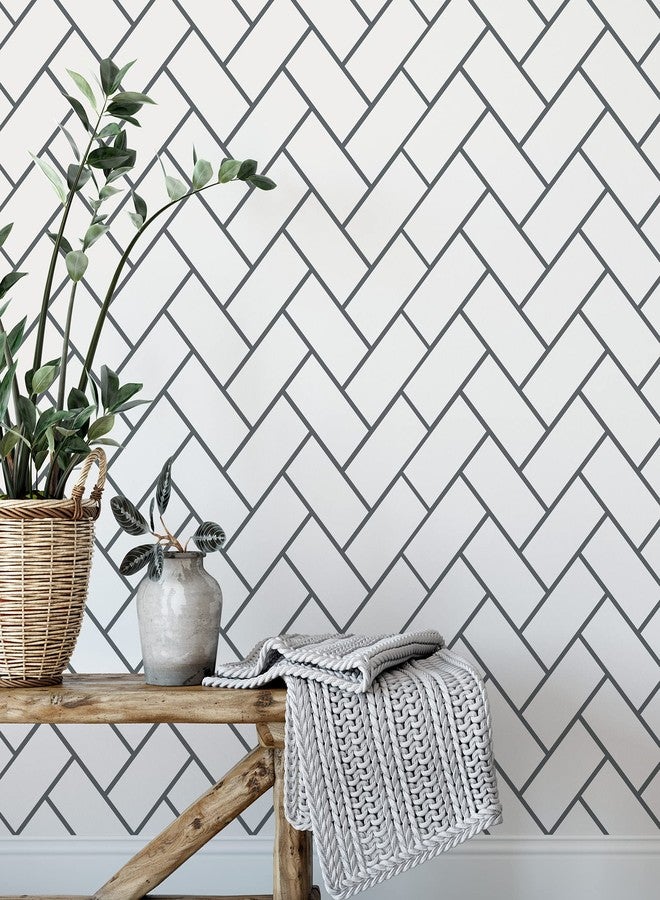 Stencil Revolution Basic Brick Angle Pattern Wall Stencil - Decorate Your Home for Less - Use This Large Wall Stencil to Add A Designer Touch to Your Room! - Image 2