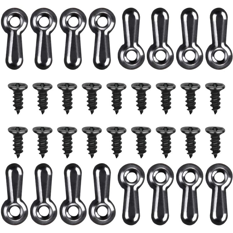 160Piece Metal Picture Frame Set with 160 Screws Turn Button Fasteners Black Frame Hardware Hanging Hangers for Photos Crafts Posters