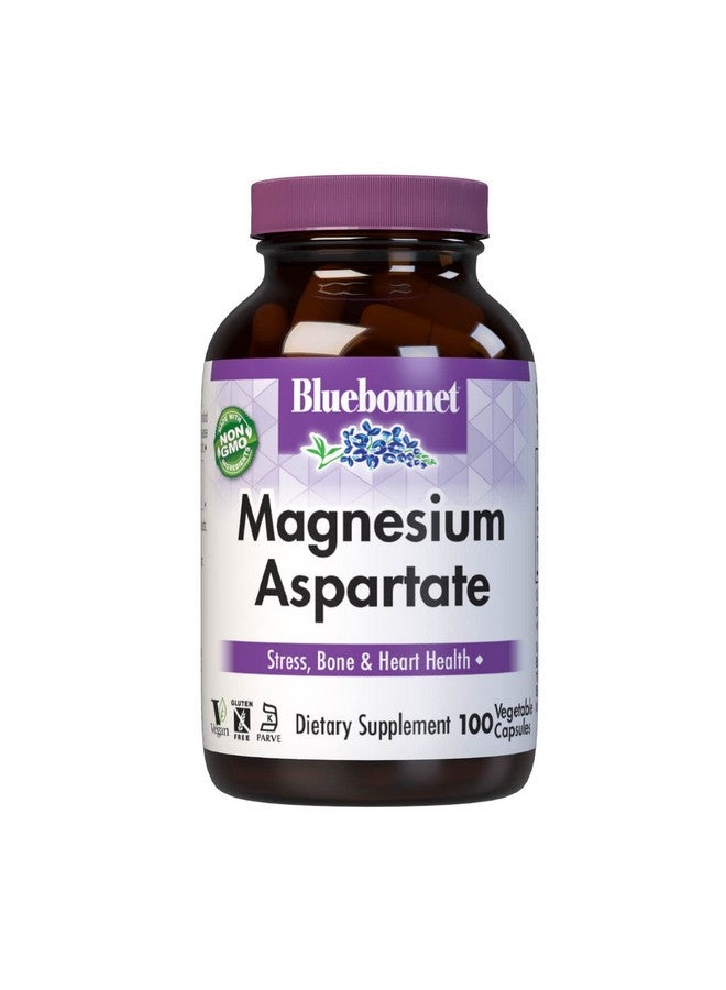Bluebonnet Nutrition Magnesium Aspartate 400Mg 100 Vegetable Capsules - Image 1