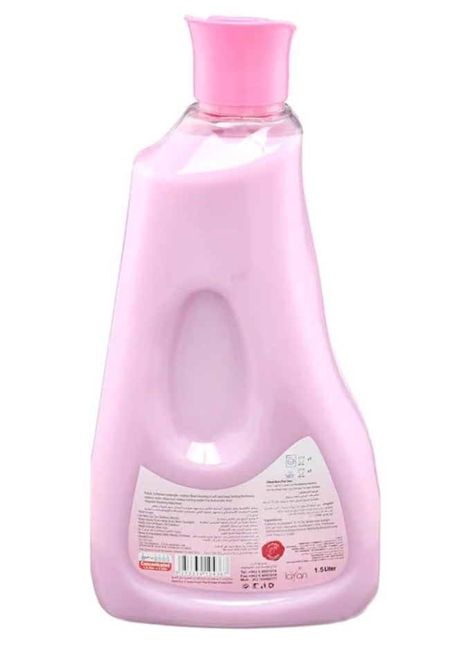 Loyal Fabric Softener & Freshener Concentrated, Soft Pink, 60 Washes, 1500ml - Image 2