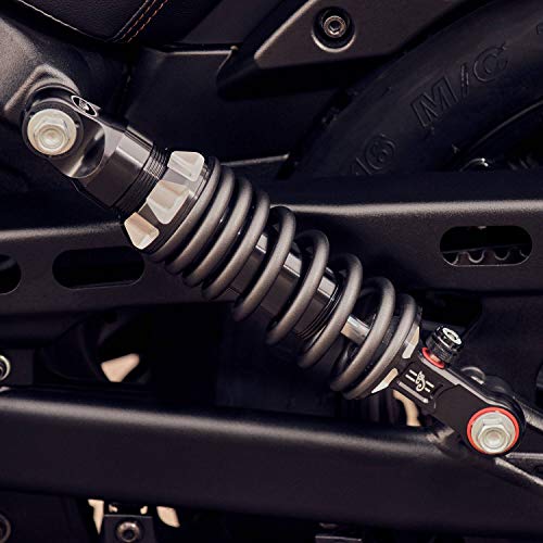 Indian Motorcycle Rear Shocks Adjustable by FOX for Specific Scout, Scout Sixty, Scout Bobber, Scout Rogue, Scout Rogue Sixty Models and More, Gloss Black, Pair, Performance Parts - 2881790-463 - Image 4