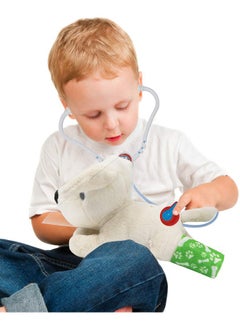 Click N' Play Click N' Play Kids Veterinary Playset, Vet Play Sets for Kids, Vet Pretend Play for Kids, Vet Set Includes Plush Dog Toy and Vet Kit Pack,Veterinarian Kit for Kids, Click N Play Toy Puppy Set for Kids  - Image 2