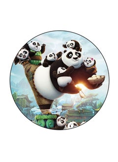 RKN Kung Fu Panda Printed Fridge Magnet Round  Multicolour  - Image 2