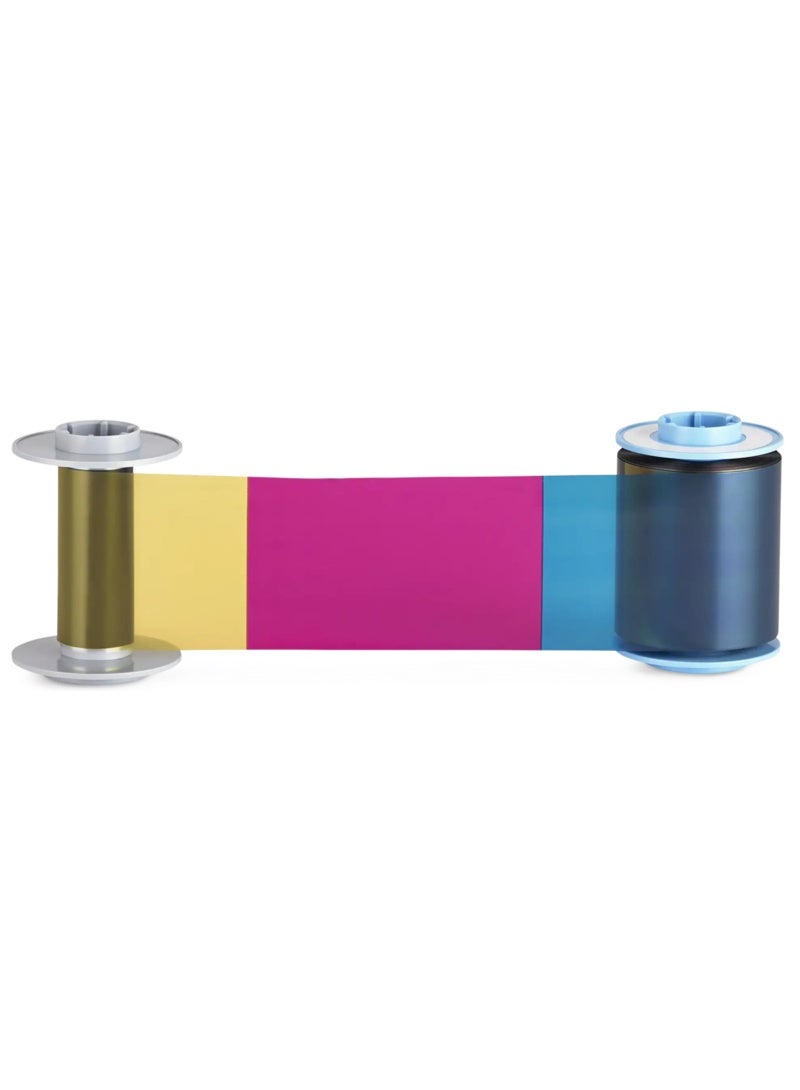 Fargo HDP6600 Full-color ribbon with resin black panel YMCK - 750 prints-084921