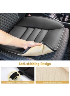 Excefore Premium Car Seat Cushion, Comfort Memory Foam Driver Seat Cushion, Lower Back Pain Relief, Suitable for Car Seat Driver, Office Chair (Black)  - Image 3