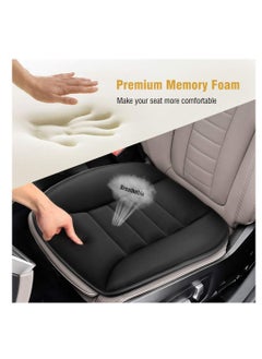 Excefore Premium Car Seat Cushion, Comfort Memory Foam Driver Seat Cushion, Lower Back Pain Relief, Suitable for Car Seat Driver, Office Chair (Black)  - Image 2