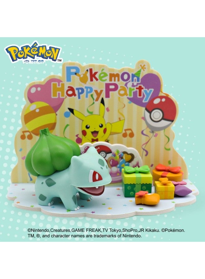 دمية Baokemeng Pokemon Ball Scene Pikachu النموذجية الأكثر مبيعًا في تايوان، لعبة صندوق أعمى مصنوعة يدويًا - اللون: مجموعة مشهد تنين حريق صغير - مجموعة كبيرة (ترخيص حقيقي) - Image 3