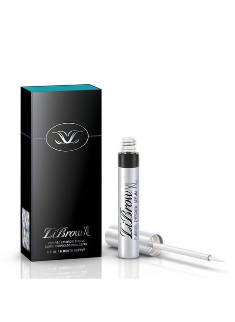 ® Purified Eyebrow Physician-Formulated Serum XL for Fuller & Thicker Looking Eyebrows | Natural Eyebrow Enhancer Safe for Sensitive Skin | 6-Month Supply (6ml)