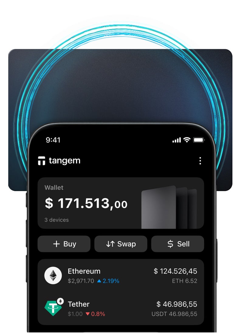 tangem Tangem Crypto Hardware Wallet 2.0 - Stealth Black (Pack of 3 Cards)  - Image 3