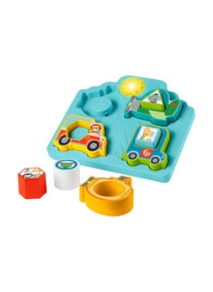 Fisher-Price Fisher-Price Shapes & Sounds Vehicle Puzzle Sorting Toy  - Image 3