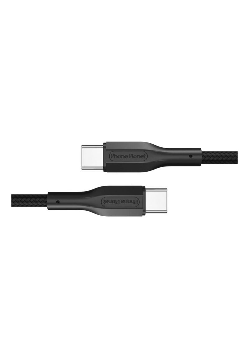 phone planet Cable Type C To Type C  Data Sync And Charging Cable For Apple iphone 15 Pro Max - Iphone 15 - Image 2
