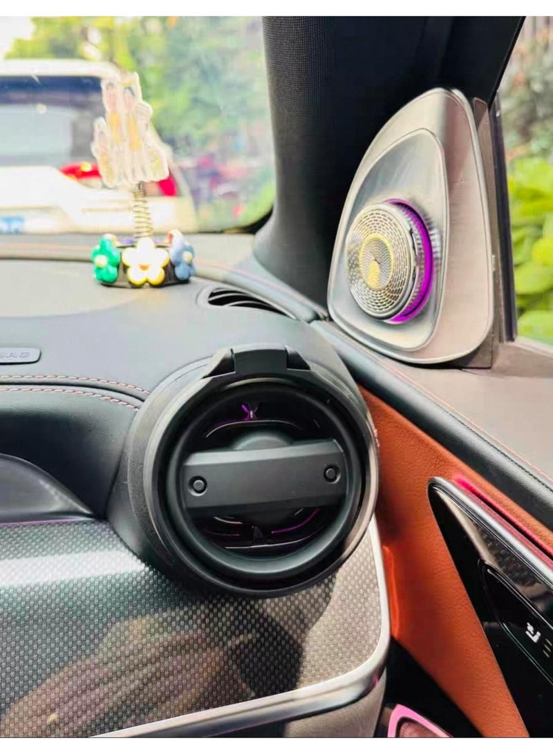 فيريكس حامل أكواب وطفاية سجائر للسيارة قابل للطي على فتحات التكييف – متوافق مع مرسيدس GLK وGLC وC-Class وCLE | حامل مشروبات وماء للداخلية | إكسسوار تثبيت على فتحات المكيف - Image 1