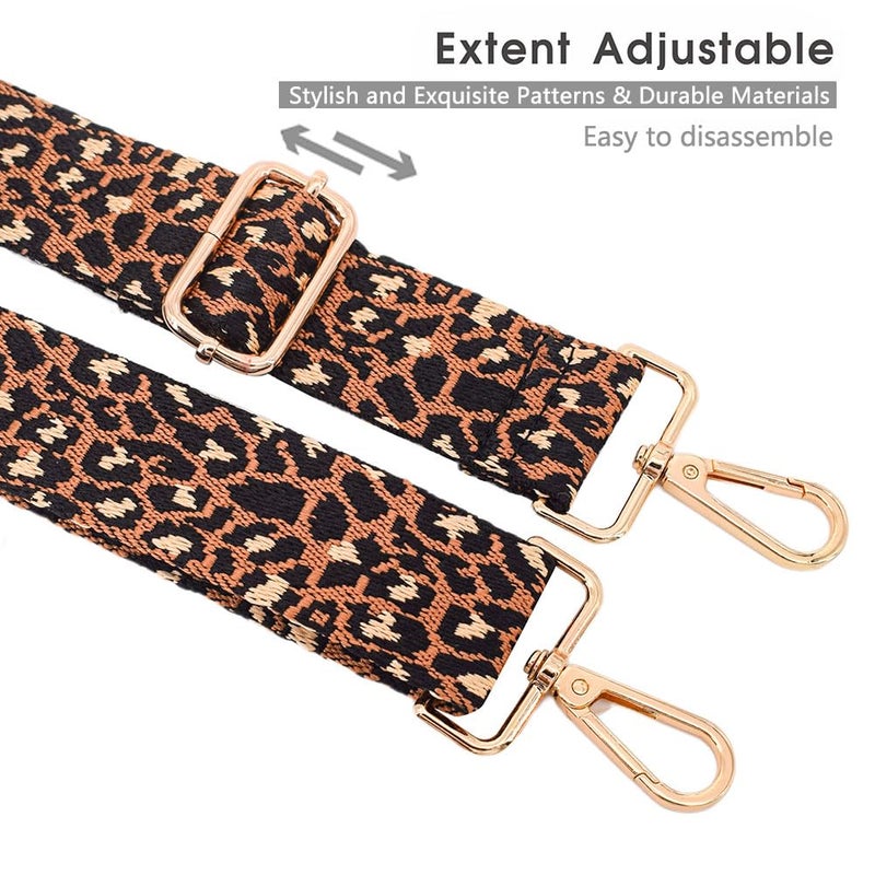 ROYGBCP Bag Strap Crossbody Purse Strap Adjustable Crossbody Shoulder Strap Handbag Replacement Strap - Image 4
