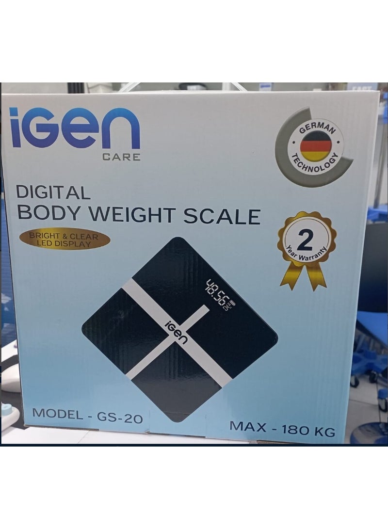 ميزان إيجن الرقمي لقياس وزن الجسم – ميزان حمام إلكتروني عالي الدقة لقياس الوزن بدقة