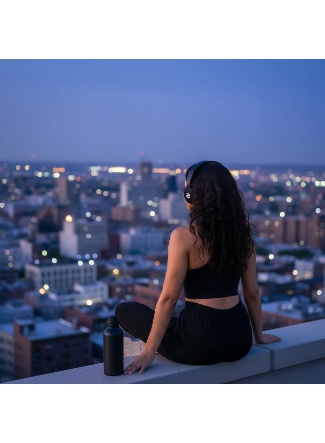 زوم بلس سماعات رأس ZP78 (سلسلة SONIDO) الذكية مع خاصية إلغاء الضوضاء النشطة بتقنية البلوتوث مع أوضاع متعددة وتصميم قابل للطي وسماعات رأس بلوتوث ومدة تشغيل تصل إلى 30 ساعة وتوافق واسع وصوت عالي الدقة وسماعات رأس خفيفة الوزن للغاية - Image 4