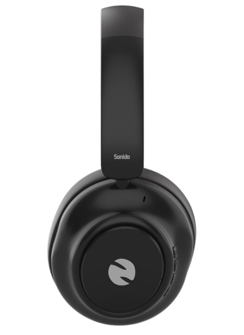 Zoom Plus - ZP78 (SONIDO SERIES) Smart Active Noise Cancelling Headphones Bluetooth with Multiple Modes, Collapsible Design Bluetooth Headphones, 30H Playtime, Wide Compability, High-Res Audio And Very Light Weight Headphones - Image 1
