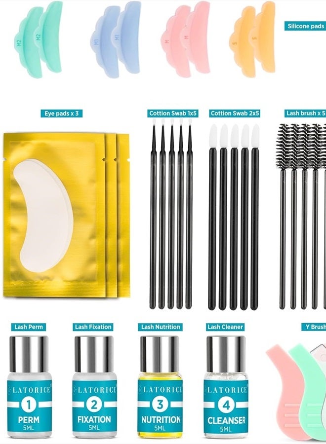 LATORICE Lash Lift Kit Semi-Permanent: Brow Lamination Kit - Professional Eyelash Perm Kit - Image 4
