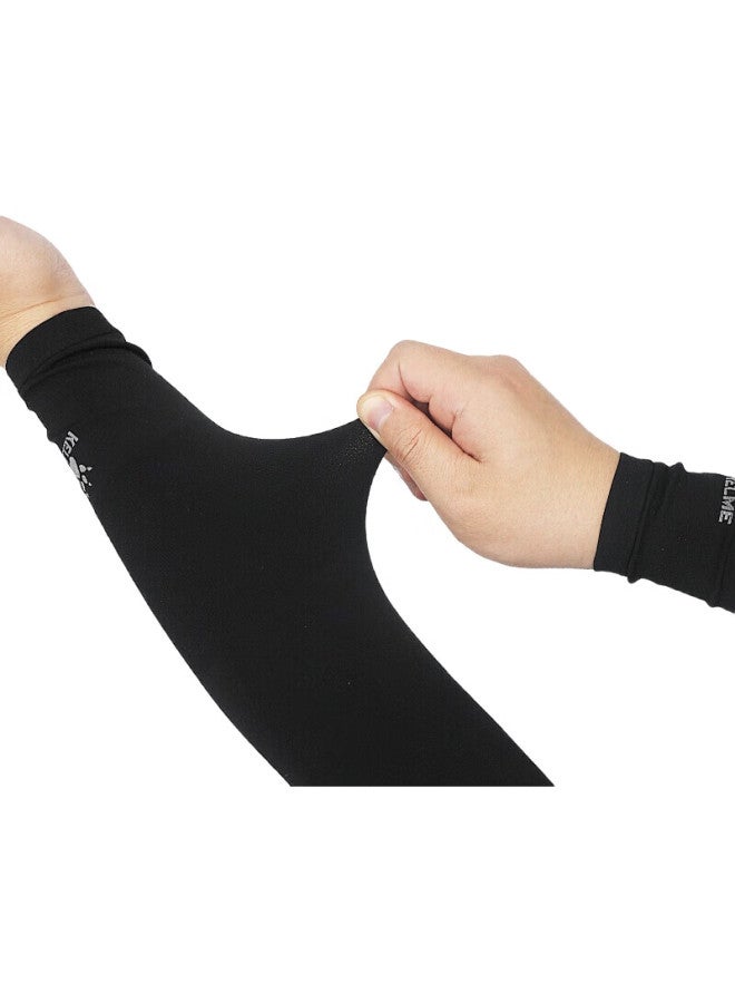 KELME Ice Sleeves For Men And Women, Sun Protection Arm Sleeves, Ice Silk Cycling Uv Protection Fishing Driving Cycling Arm Guards, Basketball Sleeves - Image 3