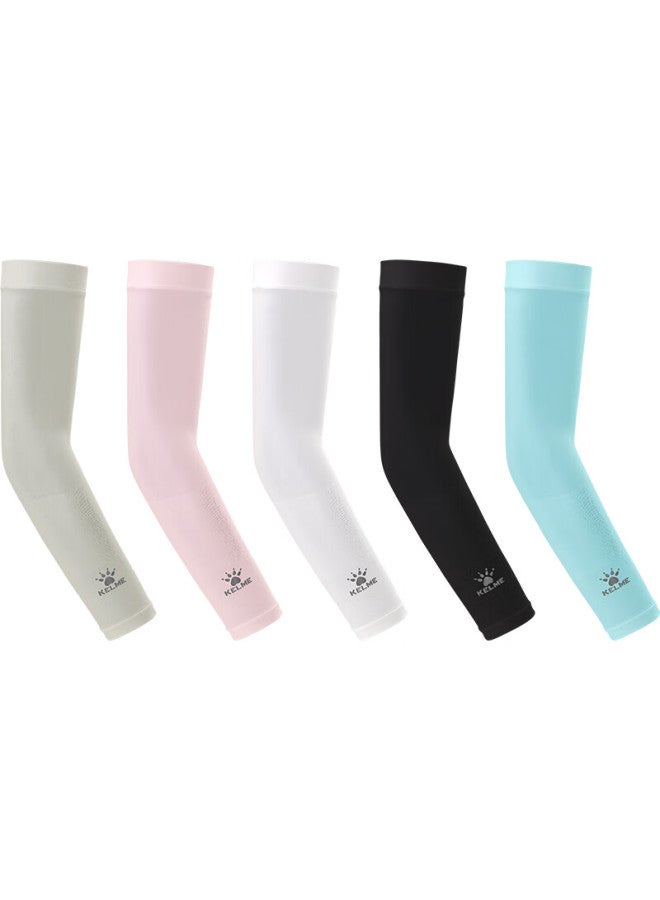 Kelme Ice Sleeves For Men And Women, Sun Protection Arm Sleeves, Ice Silk Cycling Uv Protection Fishing Driving Cycling Arm Guards, Basketball Sleeves - Image 5