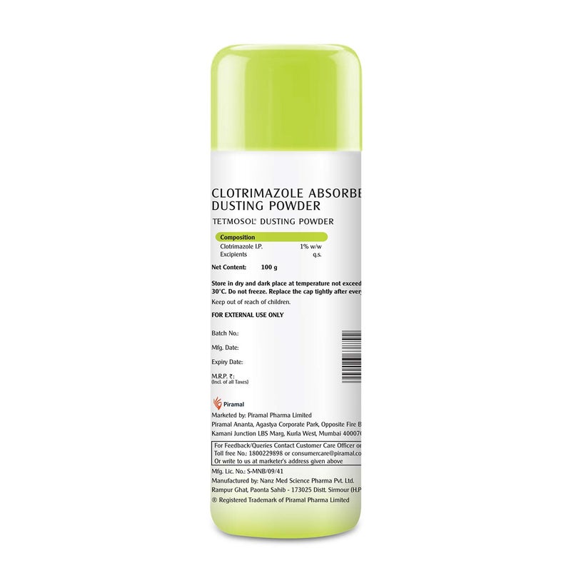 tetmosol Tetmosol Antifungal Dusting Powder  for daily use  fights skin infections prickly heat itching  Pack of 2 2x100gms  - Image 2