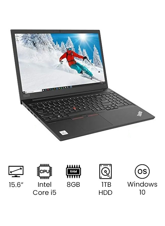 ThinkPad E15 Laptop With 15.6-Inch Display, Core i5 Processer/8GB RAM/1TB HDD/Intel UHD Graphics International Version Black