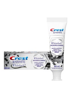 Crest 3D White Whitelock Micropolisher Toothpaste - Charcoal with Fresh Mint Flavor 88ml  - Image 1