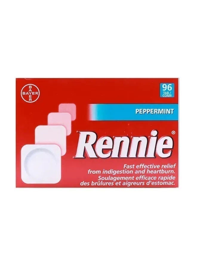 RENNIE أقراص النعناع (96 قرص)