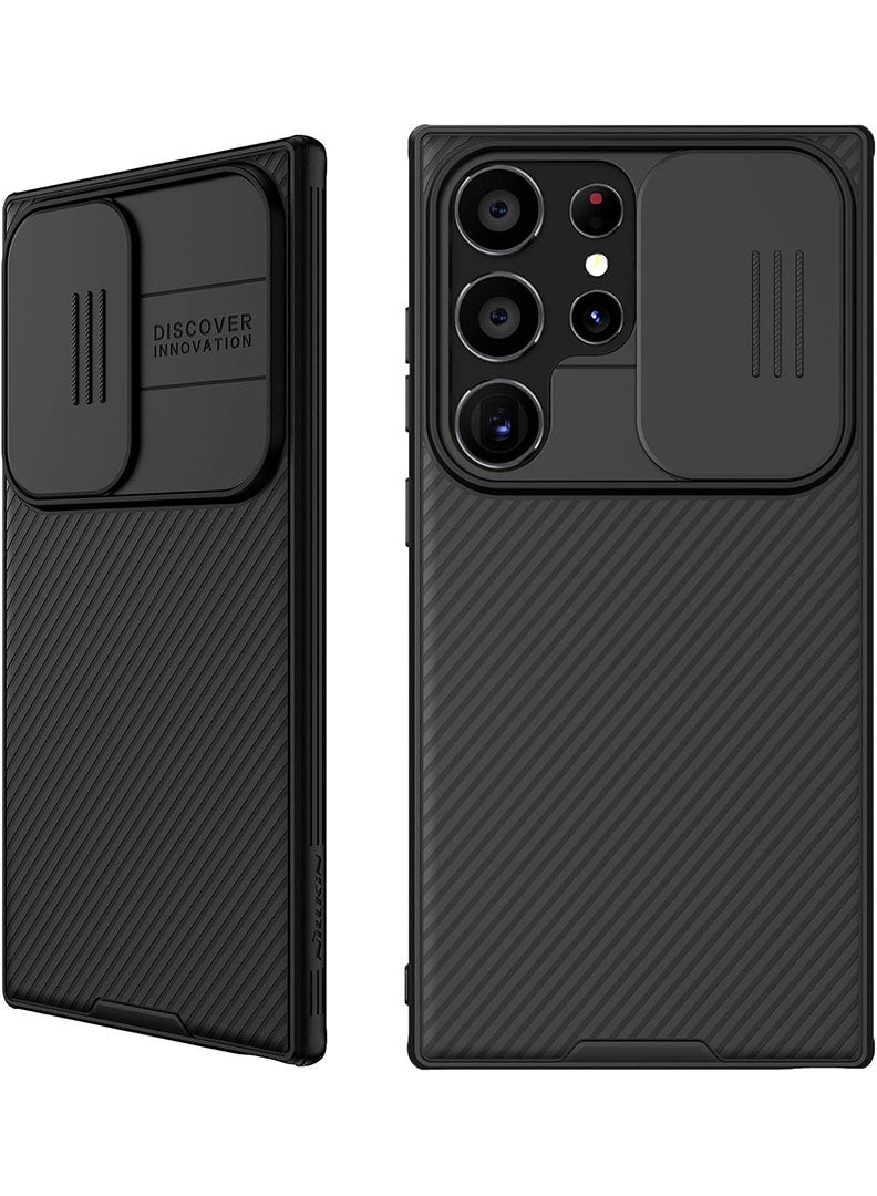 Nillkin Samsung Galaxy S24 Ultra Case Cover  Camshield Pro Case With Slide Camera Lens Protection PC Back  TPU Frame Bumper Protection for Samsung Galaxy S24 Ultra Black - Image 1